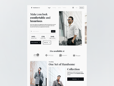 HandsomeStyle Landing Page Fashion