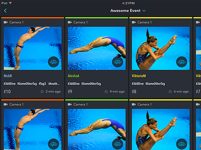 Sports iPad App diving insight replay instant replay sports app