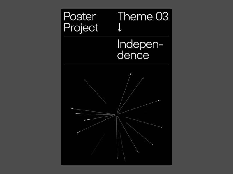 PosterProject Theme 03 animation graphic design grid layout motion motion design motion graphics poster poster design typography