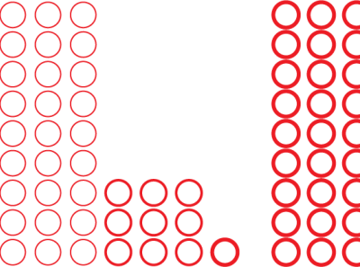 Logo circle L branding design illustration logo minimal