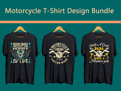 Motorcycle T-Shirt Design Budle