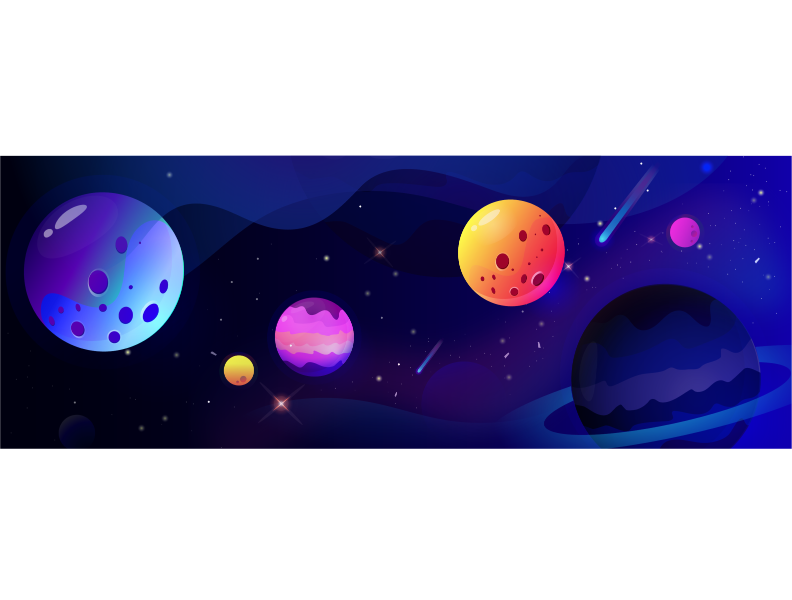 planets by Katerina on Dribbble