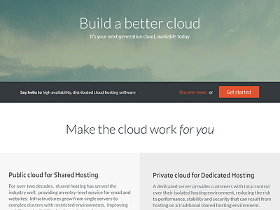 Build a better cloud