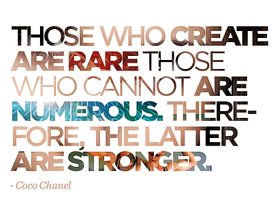 Those who create... gotham quote