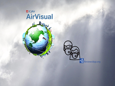 AIR VISUAL APP app blog post illustration pollution