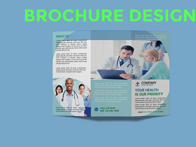 I will design a clean professional trifold brochure bio fold brochure brochure design professional brochure trifold