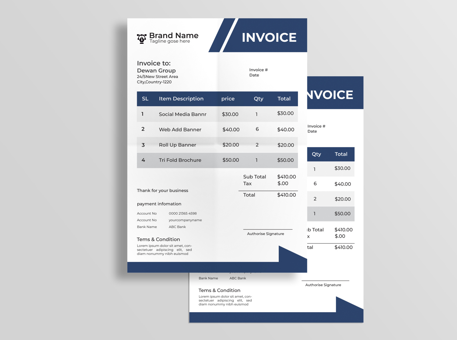 I will do letterhead, invoice and quotation template by star_graphics99