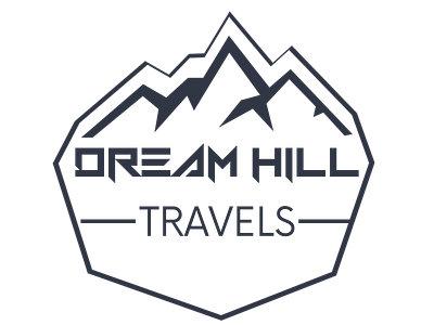 Dream Hill Travels- Logo design branding clean design flat graphic design icon logo minimal typography vector
