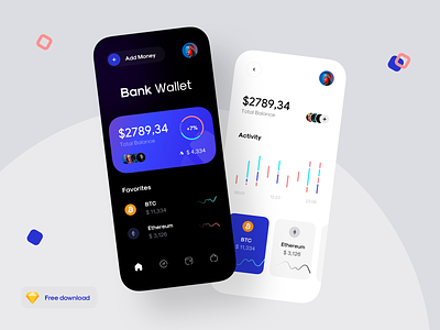 Crypto concept app bank bitcoin bitcoin services concept crypto dashboard design finance graph mobile money money app phone service social team ui wallet