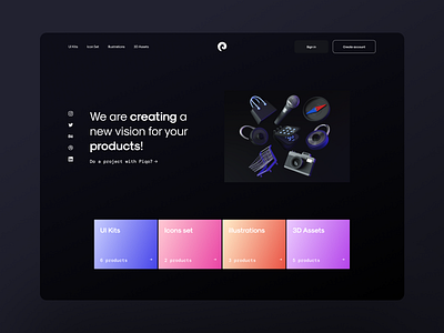 Piqo design website branding dark design desktop illustration landing page minimal official piqo product typography ui ux website