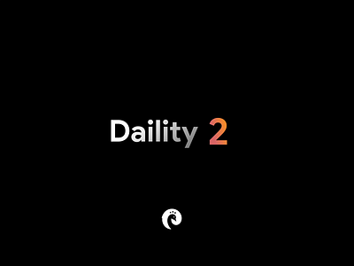 Daility 2 - Coming soon 3d animation branding concept dark dark mode dark ui design design system figma ios mobile motion graphic sketch styleguide trailer ui uikit ux workout