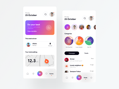 Daility 2 white theme  [ UI Kit ]