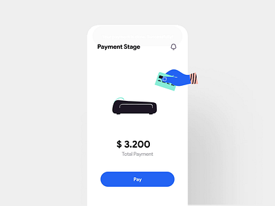 Payment interaction app bank concept design illustrations interaction interaction animation interface ios iphonex minimal mobile payment ui