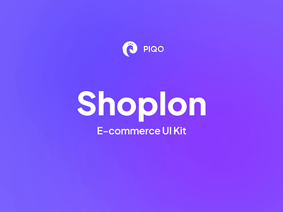 Shoplon E-commerce UI Kit 🛍 animation app branding design e-commerce figma graphic design illustration ios logo minimal mobile motion motion graphics shop ui uikit ux