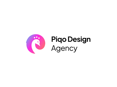 Piqo Design Agency, Logo motion! aftereffects animal logo animation brand branding design gradient illustration logo logobrand logodesign motion motion design motion graphics peacock