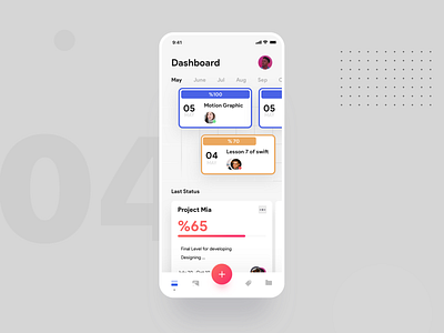 Project management app design ios iphonex managment minimal ui ux