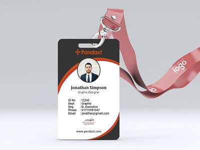 PandaXT id card Front by Manik Molla on Dribbble