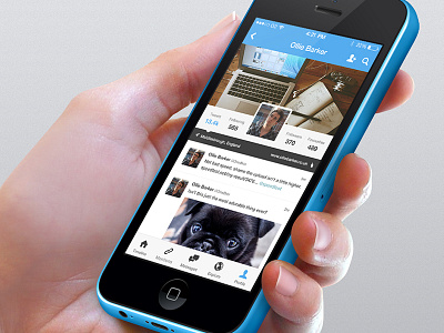 Twitter Profile Design app ios redesign twitter