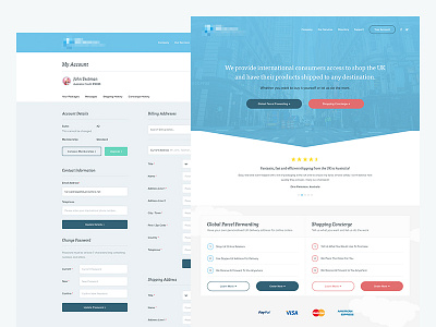 Parcel Shipping Sneak Peek dashboard international package panel parcel shipping