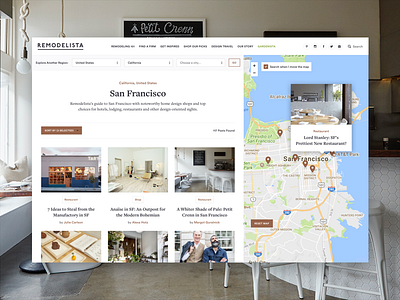 Remodelista Design Travel Map