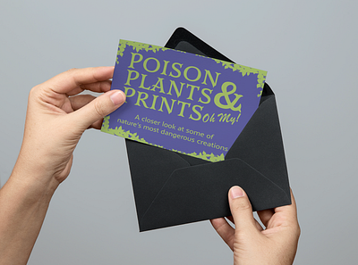 Event Promotion: Poison, Plants, & Prints Opening Reception botanical botnical garden exhibit garden ivy olbrich opening reception plant poison print