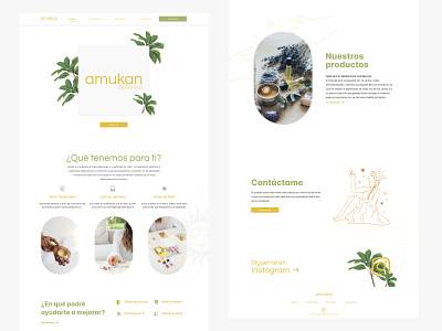 Amukan Holistic Therapies branding design graphic design logo ui ux web design