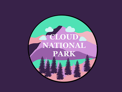 Daily Logo Challenge Day20: National Park. dailylogochallenge illustration logo logos