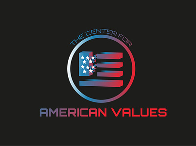 American Values design illustration logo vector