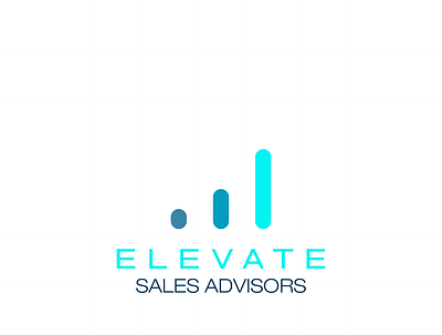 Elevate Sales Advisors6 design logo vector