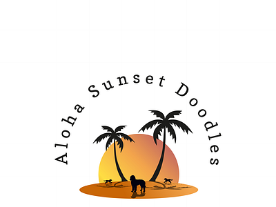 aloha Sunset Doodles