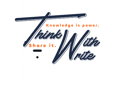 Think With Write design illustration