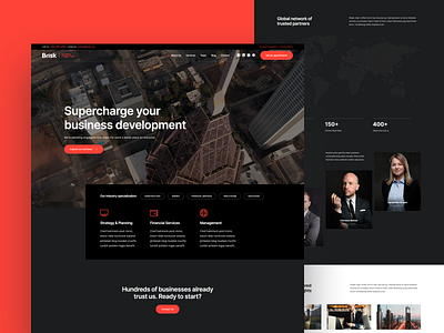Business Consulting Landing advisory agency consultant consultant website creative elementor elementor templates landing page page builder site builder web design website wordpress wordpress theme