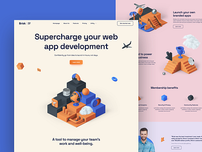 Web App Landing Page