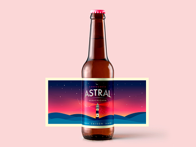 Astral Beer beer beer art craftbeer crafts design draw illustration logo