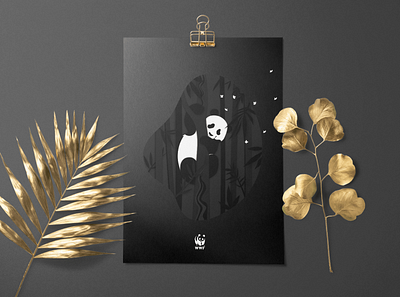 Panda branding design drawing illustration