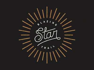 ArtCrank Poster Progress - Blazing Star Trail artcrank bike biking blazing illustration minnesota poster star trail