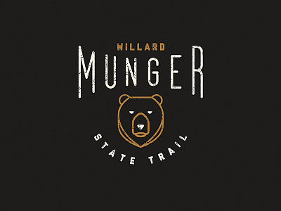 ArtCrank Poster Progress - Willard Munger Updated artcrank bear bike biking custom type illustration minnesota poster typography willard munger