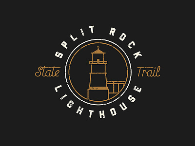 ArtCrank Poster Progress - Split Rock Lighthouse artcrank bike biking duluth illustration lighthouse minnesota poster script split rock lighthouse