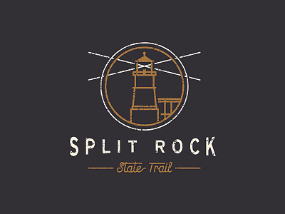 ArtCrank Poster Progress - Split Rock Lighthouse 2 artcrank bike biking duluth illustration lighthouse minnesota poster script split rock lighthouse