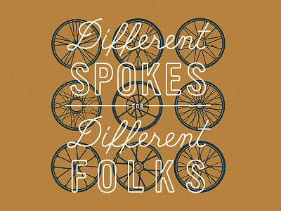 Different Spokes for Different Folks