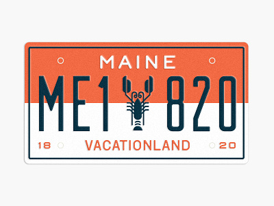 State Plates Project - Maine license plate lobster maine state plates state plates project