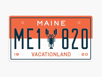 State Plates Project - Maine license plate lobster maine state plates state plates project