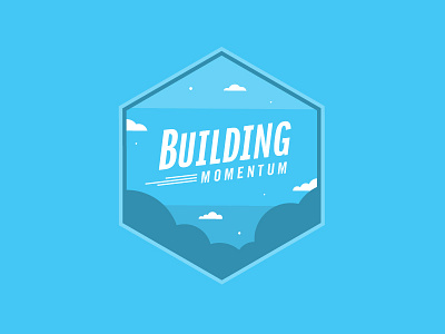 Building Momentum Crest branding building corporate identity crest edmonton graphic design illustration logo momentum