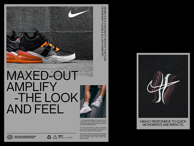 Nike Posters | 02 layout nike nike air nike poster poster poster art poster design typography
