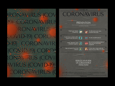 Coronavirus Awareness Posters corona coronavirus health healthcare layout poster poster art poster artwork poster design science virus