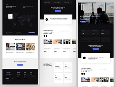 Nextsem Digital Consultancy | Homepage by Antonio Stojceski on Dribbble