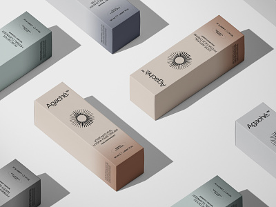 Agache Packgaging Design branding design identity logo package design packagedesign packaging skin care skincare typography