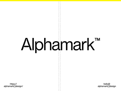 We are Alphamark™ agency branding design development graphic design grid identity layout logo studio typography user interface visual identity web design web development website