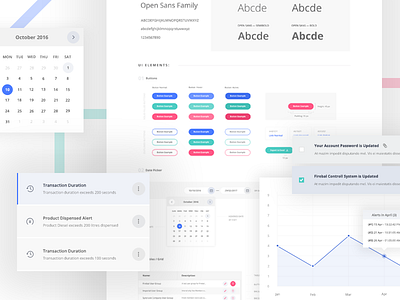 Software UI Style Guide buttons colors style guide typography ui elements