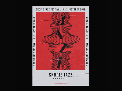 Skopje Jazz Festival Poster branding festival festival poster flyer flyer design jazz jazz festival jazz poster poster poster art poster collection poster design